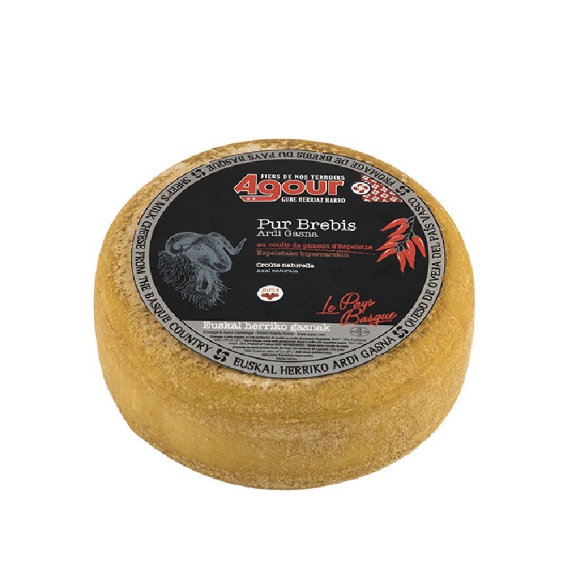 Sheep cheese with Ezpeleta pepper (1250gr)