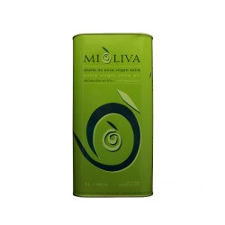 Huile d'olive Mioliva - Bouteille métallique 5L