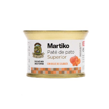 Paté di Anatra Superiore con marmellata di Zucca Martiko 130 gr